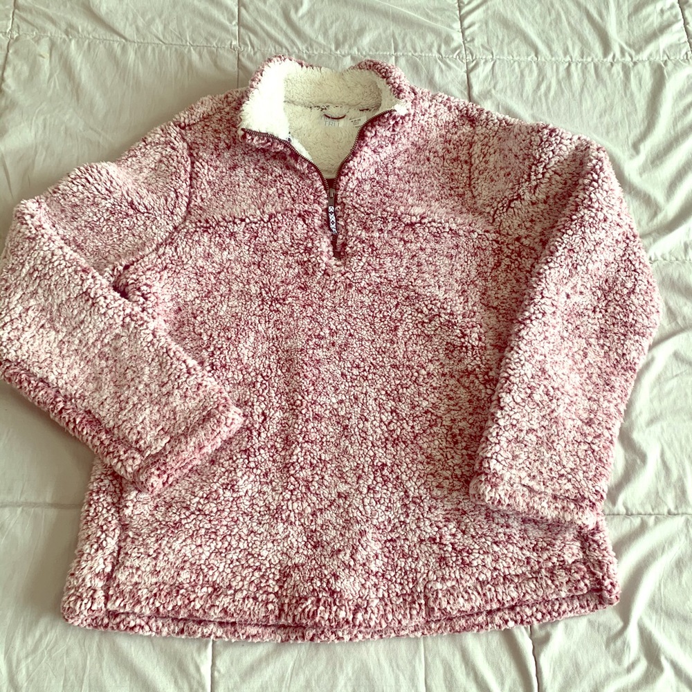 NWOT 1/4 quarter pullover. Cozy Maroon burgundy